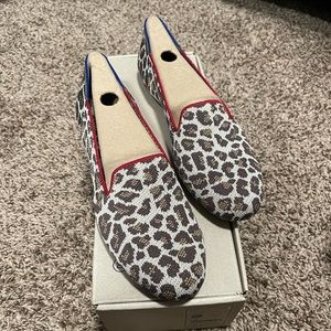 Rothys mocha spot loafers